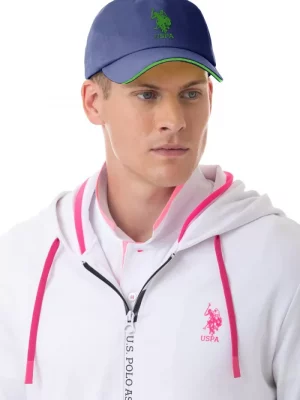 Accessoire Casquette Coton Us Bleu Fonce