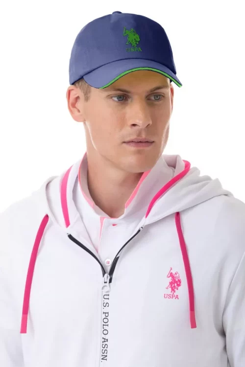 Accessoire Casquette Coton Us Bleu Fonce