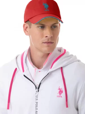 Accessoire Casquette Coton Us Rouge Moyen