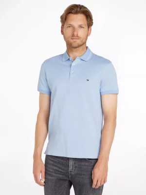Polo Manches Courtes Mouline Bleu Clair