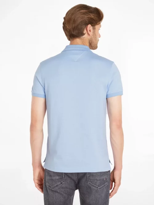 Polo Manches Courtes Mouline Bleu Clair – Image 2