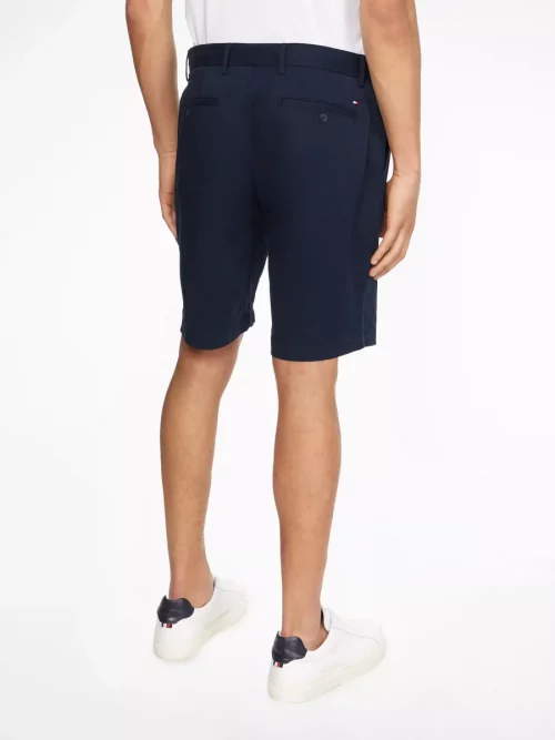 Pantalon Bermuda  Harlem Coton Droit Bleu Fonce – Image 2