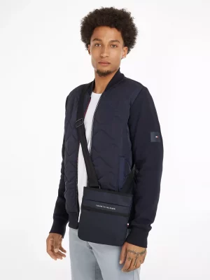Accessoire Sac Nylon Plat Bleu Fonce