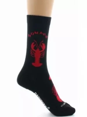 Accessoire Chaussettes Homard Noir Fonce