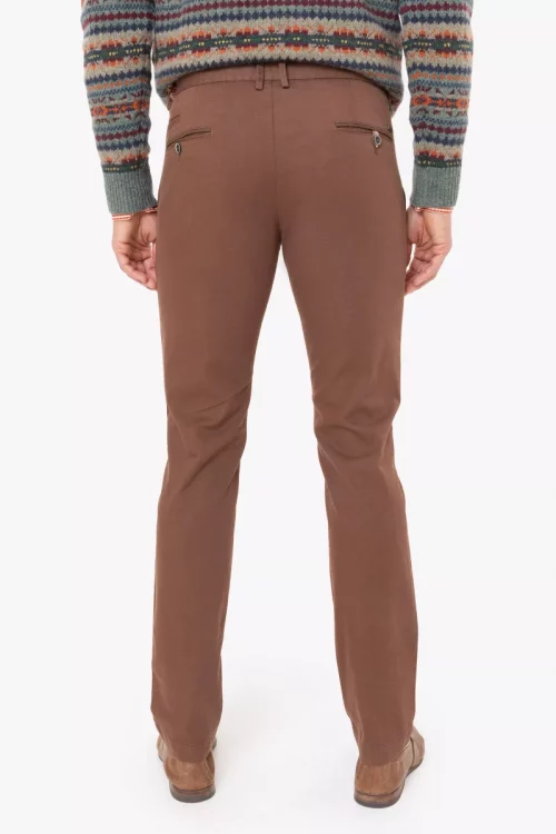 Pantalon Sport Lyocell Canvas Beige Moyen – Image 2