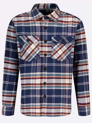 Chemise Manches Longues Sport Surchemise Kro Bleu Moyen