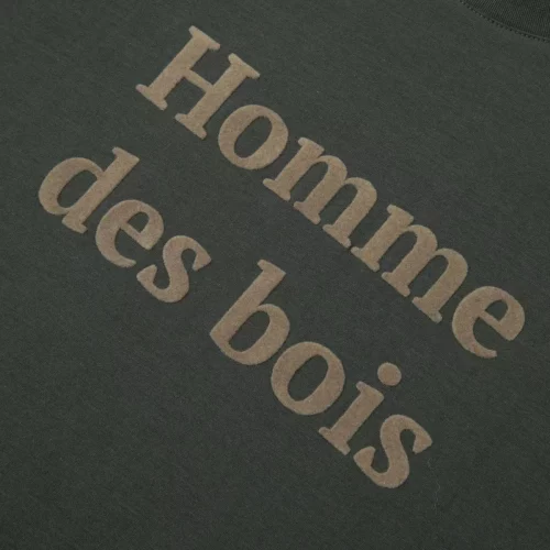 T-shirt Manches Courtes Homme Des Bois Kaki Fonce – Image 2
