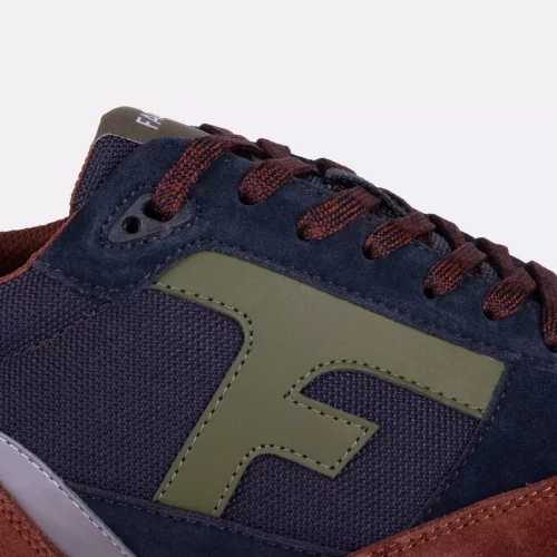 Accessoire Chaussures Running Suede Nylon Bleu Fonce – Image 2