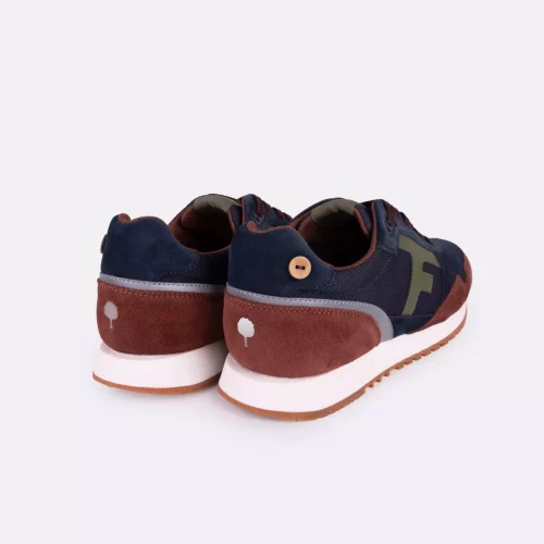 Accessoire Chaussures Running Suede Nylon Bleu Fonce – Image 3