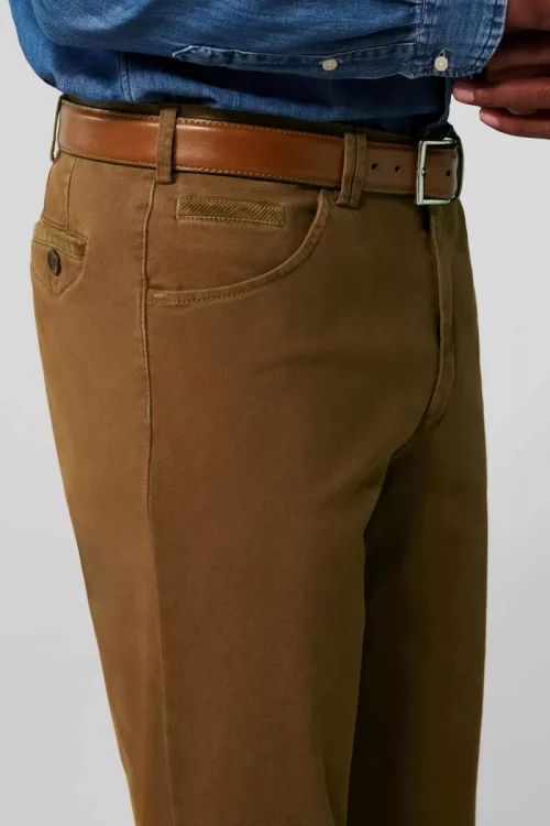 Pantalon Sport Double Teinture Beige Moyen – Image 3