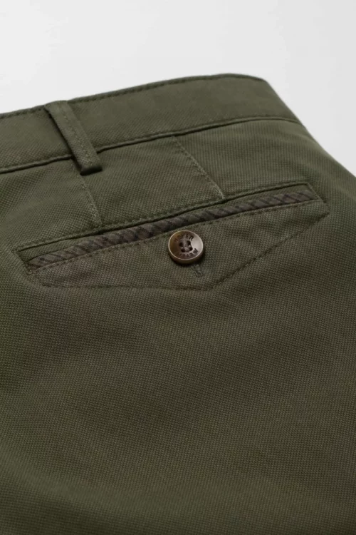 Pantalon Sport Natte Coton Kaki Moyen – Image 4