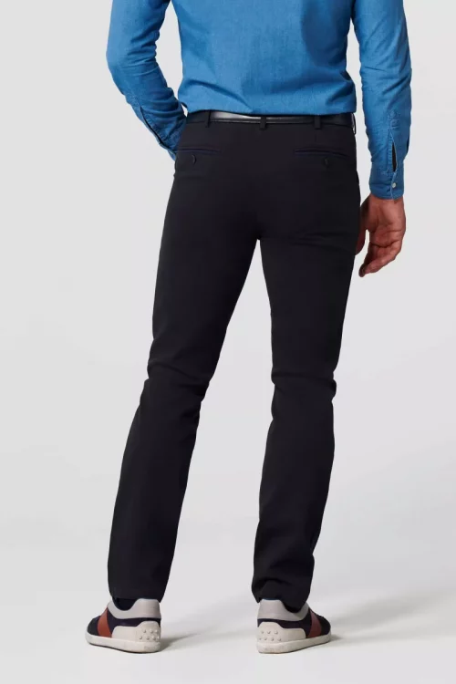 Pantalon Sport Natte Coton Bleu Fonce – Image 2