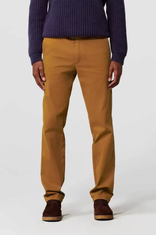 Pantalon Sport Gabardine Grand Teint Jaune Moyen