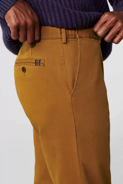 Pantalon Sport Gabardine Grand Teint Jaune Moyen – Image 3
