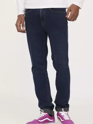 Jean Denim Denim Delave Bleu Fonce