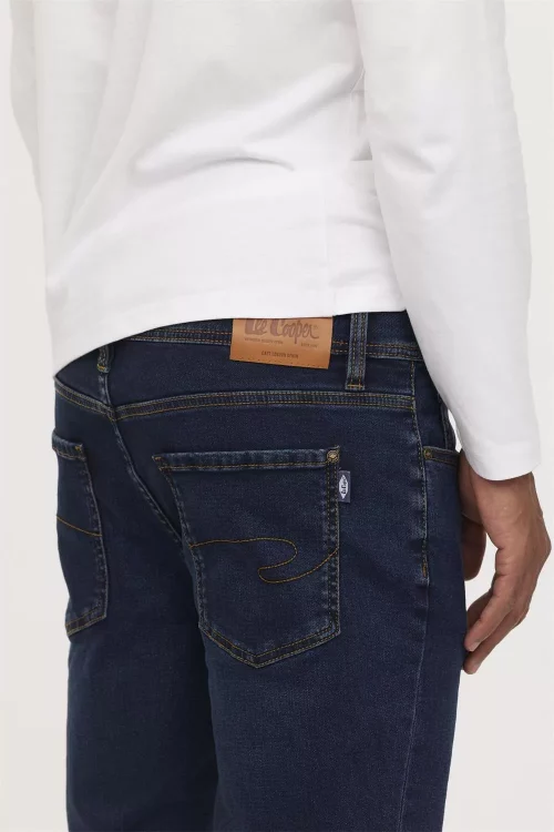 Jean Denim Denim Delave Bleu Fonce – Image 3