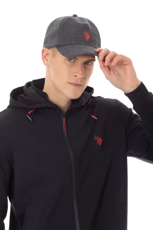 Accessoire Casquette Uni Drap Gris Moyen