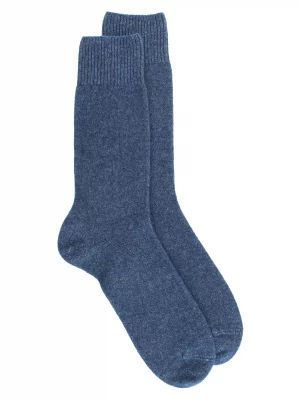 Accessoire Chaussettes Laine & Cachemire Bleu Moyen
