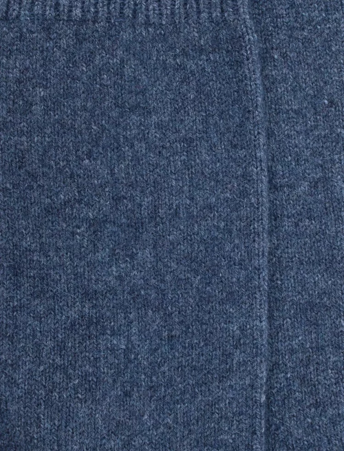 Accessoire Chaussettes Laine & Cachemire Bleu Moyen – Image 2