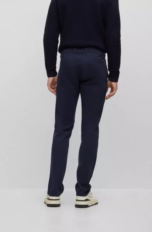 Pantalon Sport Whipcord Uni Bleu Fonce – Image 2