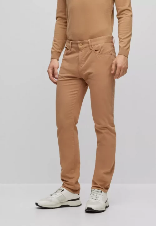 Jean Sport Gabardine Stretch Beige Moyen – Image 2
