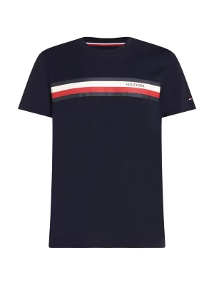 Pull Col Rond Nid Abeille Bleu Fonce