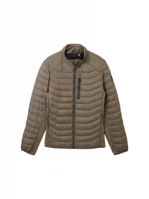 Grosse Piece Blouson Doudoune Fine Hybride Kaki Moyen