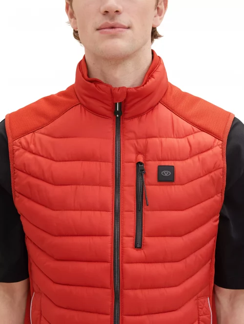 Grosse Piece Blouson Doudoune Sm Hybride Rouge Moyen – Image 3
