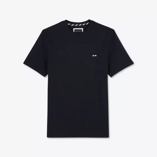 T-shirt Manches Courtes 2023 Noeud Dos Bleu Fonce