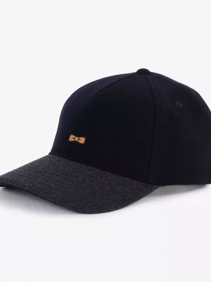 Accessoire Casquette Us Drap Bi-matiere Bleu Fonce
