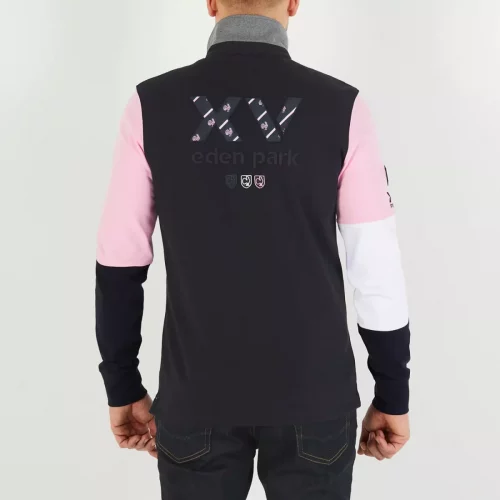 Polo Manches Longues Broderie Xv Dos Bleu Fonce – Image 2