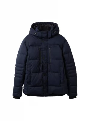 Grosse Piece Blouson Doudoune Courte Bleu Fonce