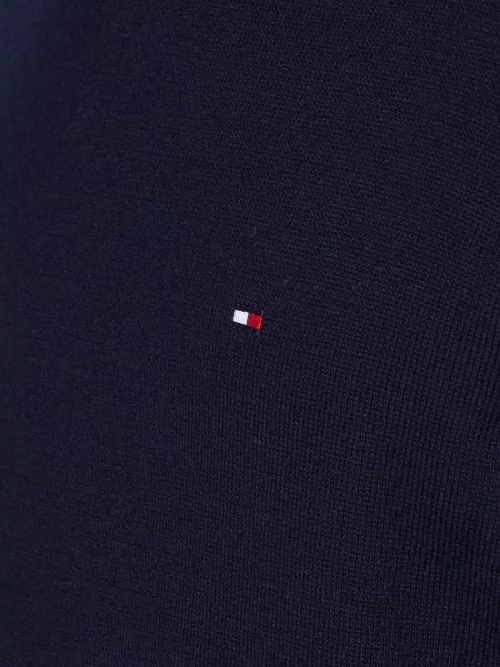 Pull Col Rond Coton Cash Bleu Fonce – Image 4