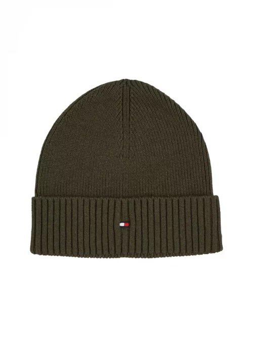 Accessoire Bonnet Coton Cash Tricot Kaki Fonce
