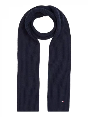 Accessoire Echarpe Coton Cash Tricot Bleu Fonce