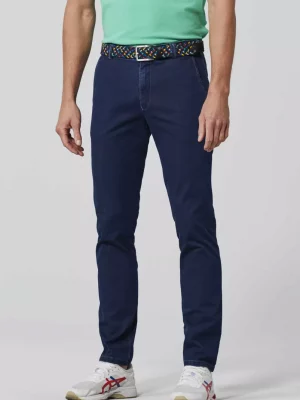 Jean Denim Denim Poches Italiennes Bleu Moyen
