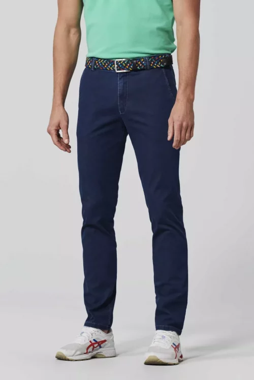 Jean Denim Denim Poches Italiennes Bleu Moyen