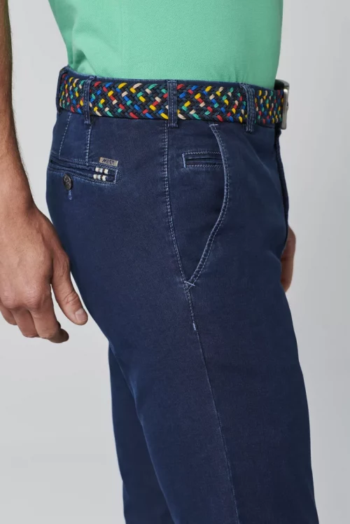 Jean Denim Denim Poches Italiennes Bleu Moyen – Image 3