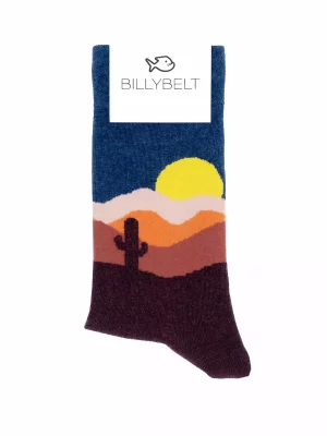 Accessoire Chaussettes Coffret Trio Bleu Soleil Bleu Moyen