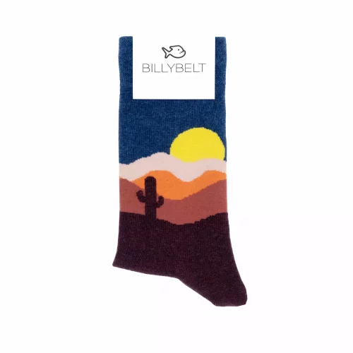 Accessoire Chaussettes Coffret Trio Bleu Soleil Bleu Moyen