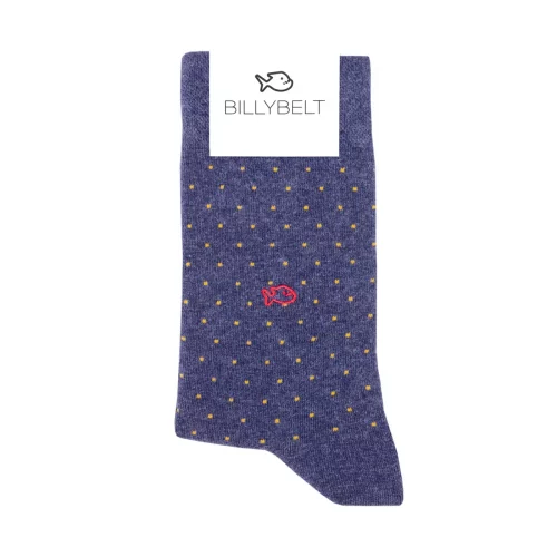 Accessoire Chaussettes Coffret Trio Bleu Soleil Bleu Moyen – Image 2