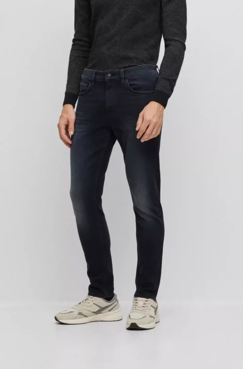 Jean Denim Cashmere Black Delave Noir Fonce – Image 3