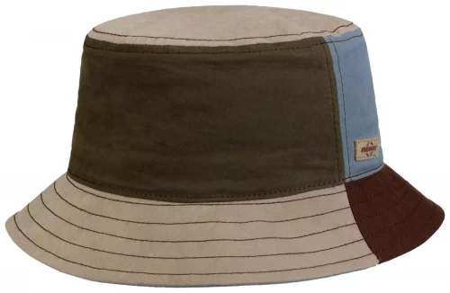 Accessoire Casquette Bob Patchwork Beige Moyen