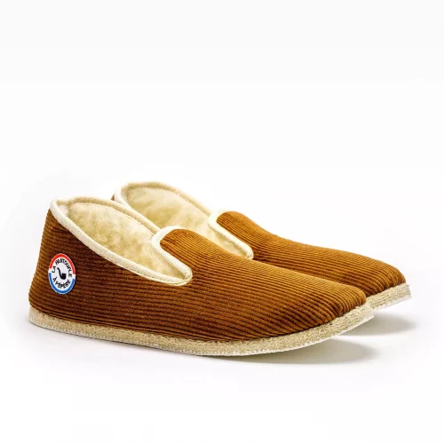Accessoire Chaussures Velours Beige Moyen