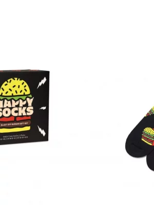 Accessoire Chaussettes Duo Burger Noir Fonce
