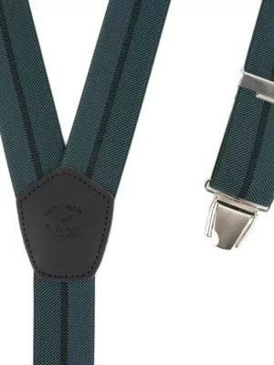 Accessoire Bretelles Canard Rayure Vert Moyen