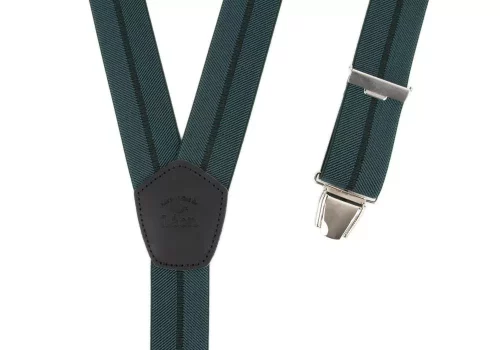 Accessoire Bretelles Canard Rayure Vert Moyen