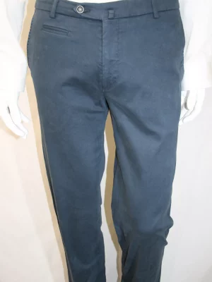 Pantalon Sport Chino Satin Pat Hamilton Bleu Fonce