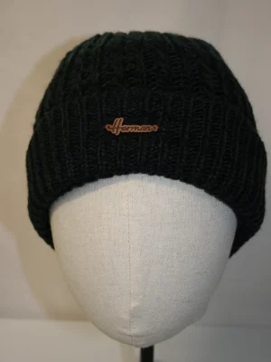 Accessoire Bonnet Bicolore Bleu Fonce