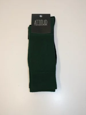 Accessoire Chaussettes Duo Jersey Coton Vert Moyen